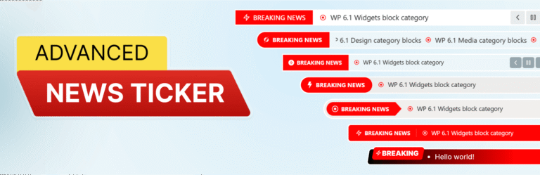 News Ticker for Elementor